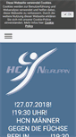 Mobile Screenshot of hc-neuruppin.de